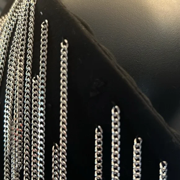 NWT Black Metal Chain Bralette - Picture 5 of 6